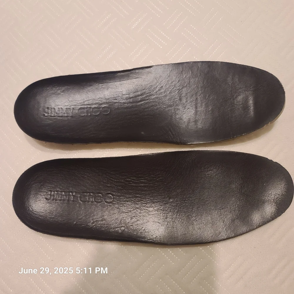 Jimmy Choo Brown Suede and Blue Sneakers - Picture 10 of 12